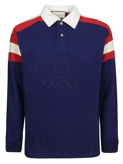 gucci polo shirt size xl new|gucci long sleeve polo shirt.